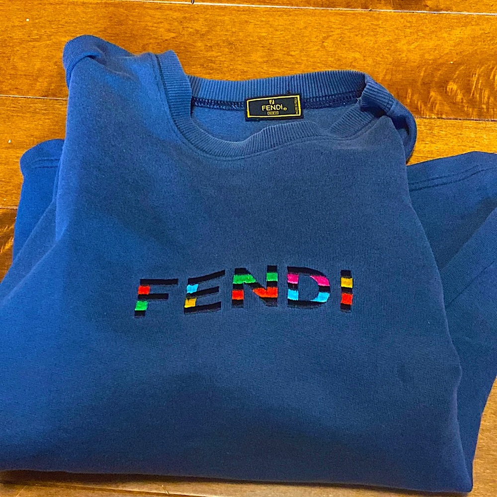 Vintage Fendi Crewneck, Size Small